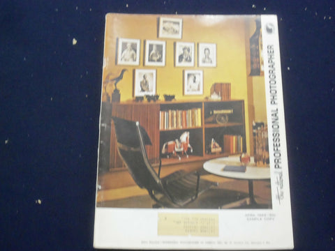 1963 APRIL NATIONAL PROFESSIONAL PHOTOGRAPHER - PHOTOS & ARTICLES - ST 6630