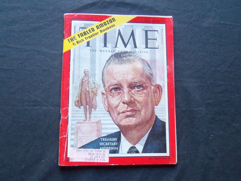 1959 NOVEMBER 23 TIME MAGAZINE - TREASURY SECRETARY ROBERT B. ANDERSON - T 1717