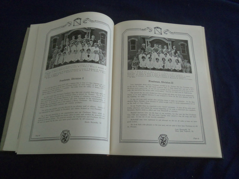 1929 THE THOMIST ST. THOMAS HIGH SCHOOL YEARBOOK - ROCKFORD, ILLINOIS - YB 2627