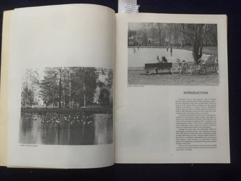 1981 FOCUS ON LIVINGSTON SOFTCOVER BOOK - TOWN HANDBOOK - K 182
