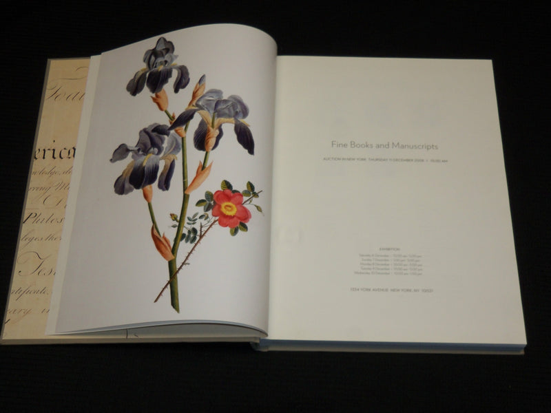 2008 FINE BOOKS & MANUSCRIPTS HARDCOVER BOOK BY SOTHEBY'S - R 719B