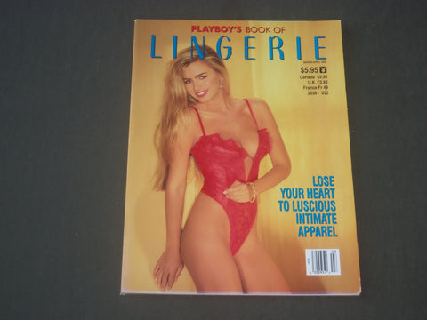 1992 MARCH/APRIL PLAYBOY MAGAZINE - PLAYBOY'S BOOK OF LINGERIE - B 4573