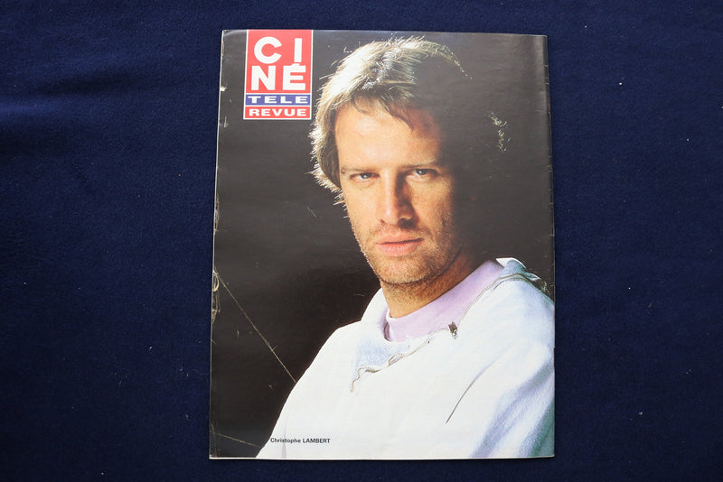 1986 APRIL 10 CINE TELE REVUE MAGAZINE - ALAIN DELON COVER - E 11978
