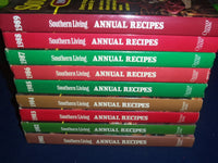 1981-1989 SOUTHERN LIVING ANNUAL RECIPES HARDCOVER BOOK LOT OF 9 - KD 1713
