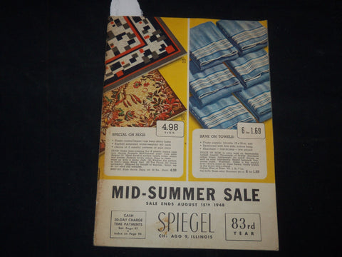 1948 SPIEGEL MID SUMMER SALE CATALOG - CHICAGO ILLINOIS - J 9135