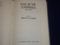 1976 GALACTIC EMPIRES VOLUME 1 & 2 EDITED BY BRIAN ALDISS LOT OF 2 - KD 2644