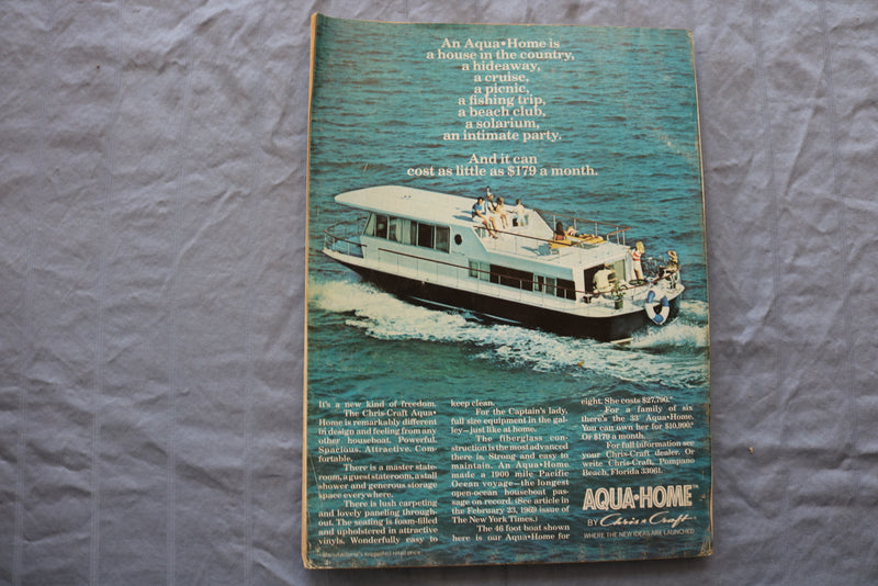 1969 MAY YACHTING MAGAZINE - CRUISING AND RACING COVER - E 9486