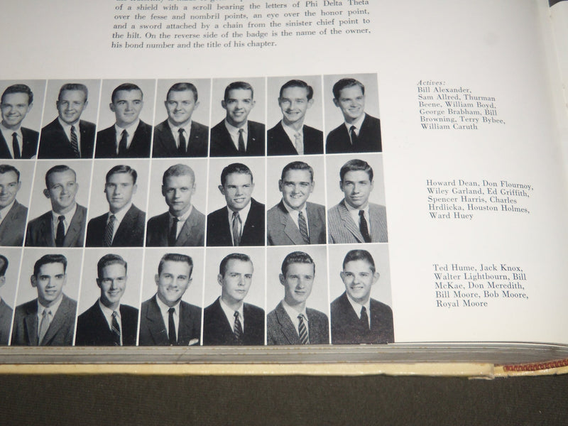 1959 THE ROTUNDA SOUTHERN METHODIST UNIVERSITY YEARBOOK - DON MEREDITH - YB 1152