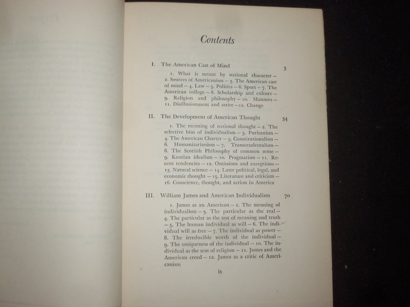 1949 CHARACTERISTICALLY AMERICAN HARDCOVER BOOK BY RALPH BARTON PERRY - KD 9228