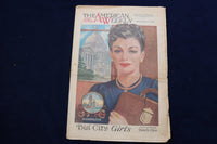 1946 JAN 13 AMERICAN WEEKLY MAGAZINE - BIG CITY GIRLS - WASH DC COVER - E 22628