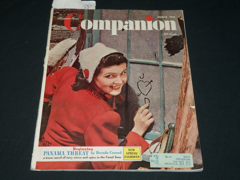 1941 MARCH WOMAN'S HOME COMPANION MAGAZINE - GREAT COVER & ADS - ST 4878N