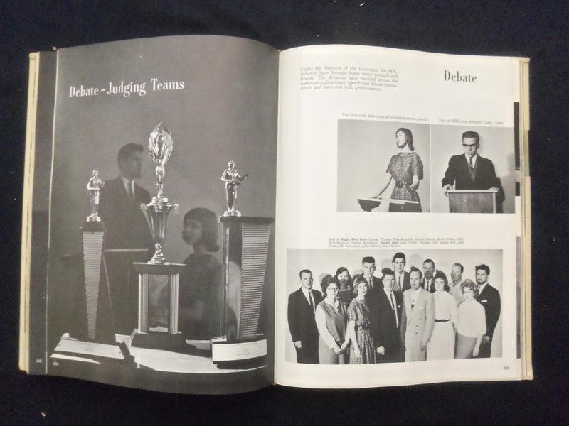 1961 MONTANAN MONTANA STATE UNIVERSITY YEARBOOK - BOZEMAN, MONTANA - YB 3299