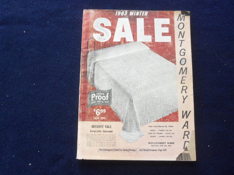 1963 WINTER MONTGOMERY WARD CATALOG - KANSAS CITY, MISSOURI - J 8474