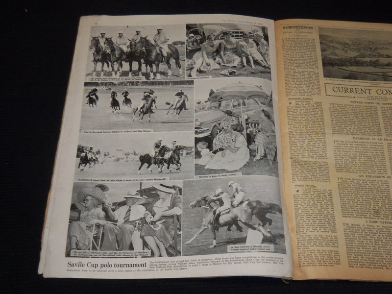 1956 THE WEEKLY NEWS AUCKLAND NEW ZEALAND NEWSPAPER LOT OF 3 ISSUES - NP 1346