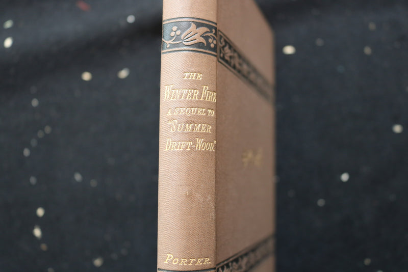 1874 THE WINTER FIRE HARDCOVER BOOK BY ROSE PORTER - KD 9468