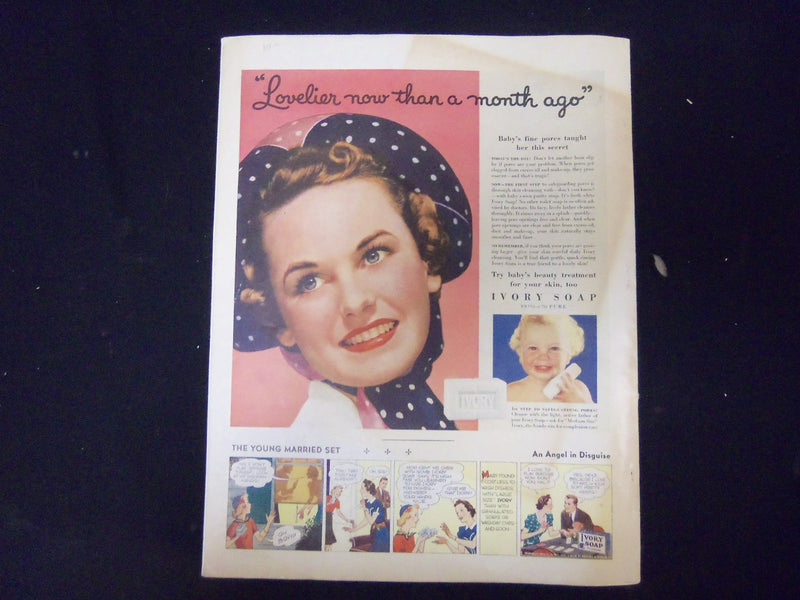 1938 AUGUST MCCALL'S MAGAZINE - NICE ILLUSTRATIONS, STORIES & ADS - ST 3891