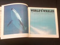 1984 THE WORLD'S WHALES, COMPLETE ILLUSTRATED GUIDE HARDCOVER BOOK - R 735R