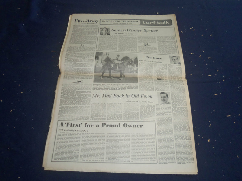 1970 SEP 1 THE MORNING TELEGRAPH-TA WEE TAKES FALL HIGHWEIGHT UNDER 140- NP 5568