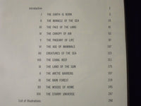 1955 THE WORLD WE LIVE IN BOOK BY TIME INC. - NICE COLOR FOLD OUTS - KD 2206