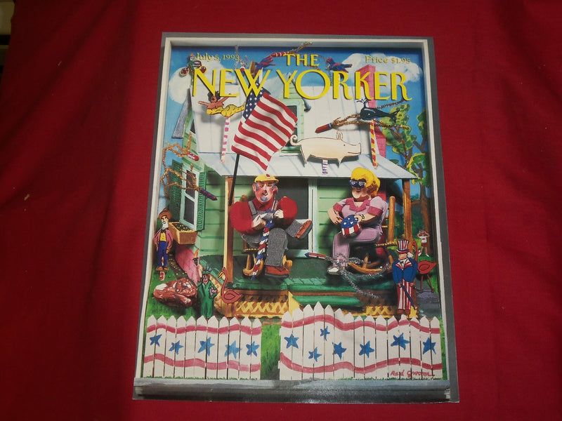 1993 JULY 5 NEW YORKER MAGAZINE FRONT COVER ONLY - GREAT ART FOR FRAMING