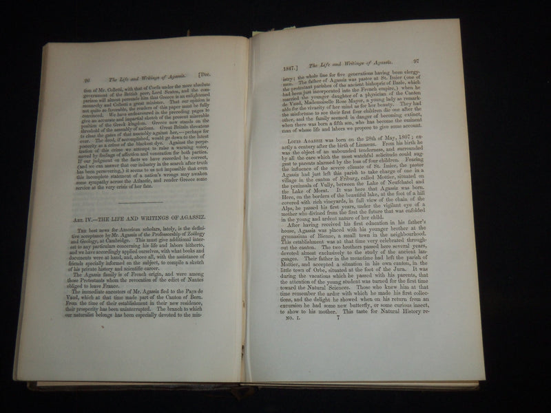 1849 THE MASSACHUSETTS QUARTERLY REVIEW BOUND VOLUME NO. 2 - KD 5633D