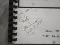 1995 FEBRUARY SOFTCOVER HINEINI - HERE I AM - FRITZ OTTENHEIMER -SIGNED - K 256
