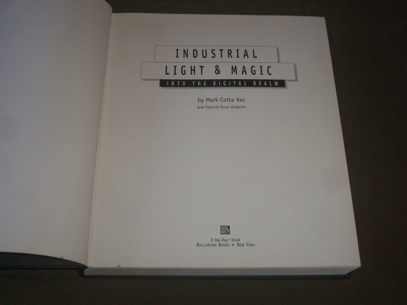 1996 INDUSTRIAL LIGHT & MAGIC BOOK HARDCOVER BY MARK COTTA VAZ - I 1438