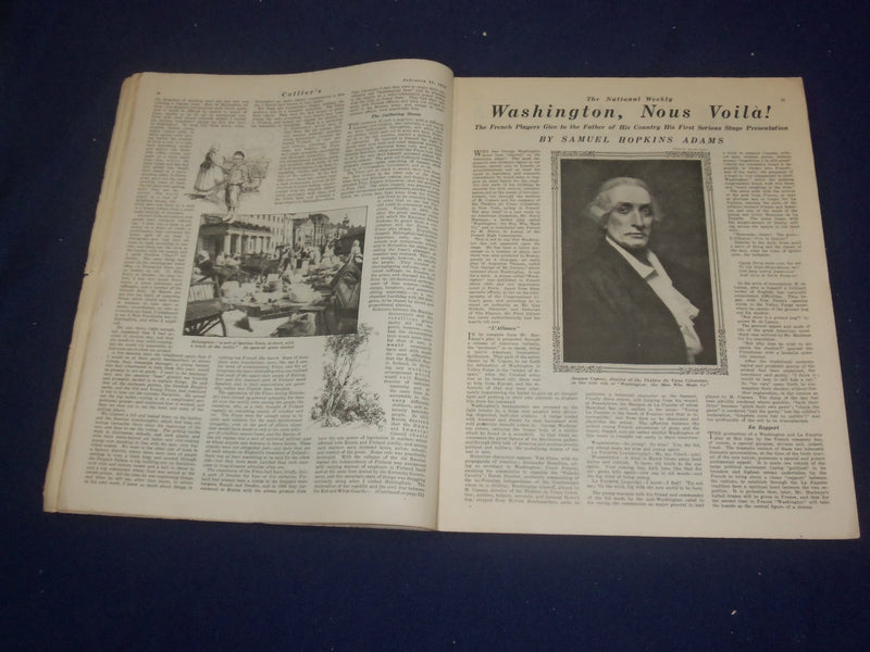 1919 FEBRUARY 22 COLLIER'S MAGAZINE -PEACE OF BOLSHEVISM BY M. SULLIVAN- ST 6752