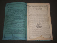 1889 HOSTETTER'S ILLUSTRATED UNITED STATES ALMANAC - SOFTCOVER - H 710