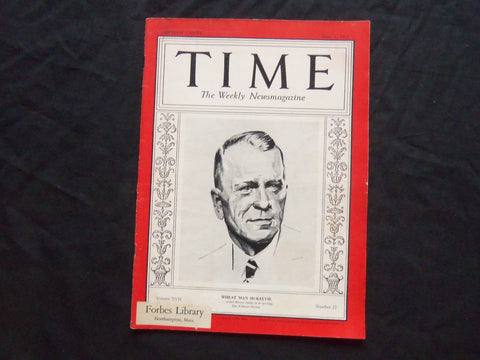 1931 JUNE 1 TIME MAGAZINE - SAMUEL R. MCKELVIE - T 276