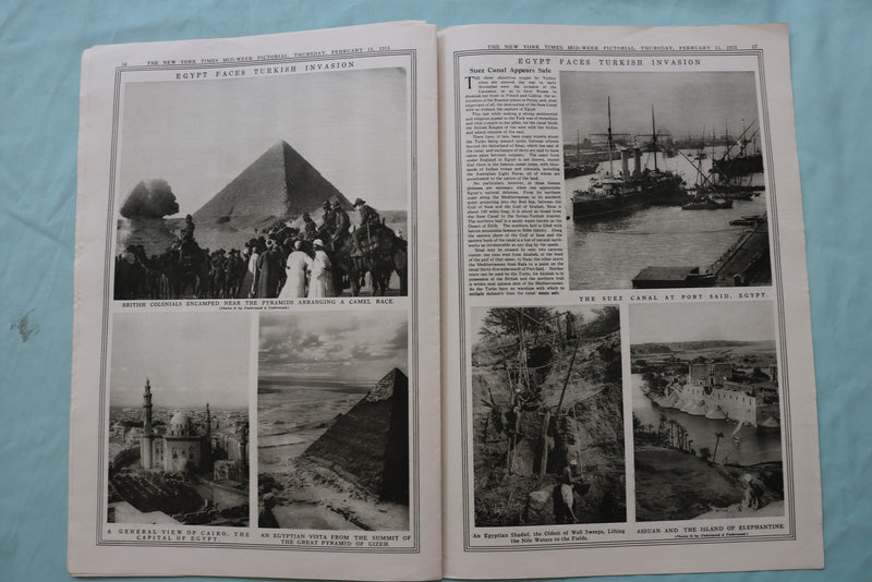 1915 FEB 11 NEW YORK TIMES MID-WEEK PICTORIAL - ABRAHAM LINCOLN COVER - NP 9113