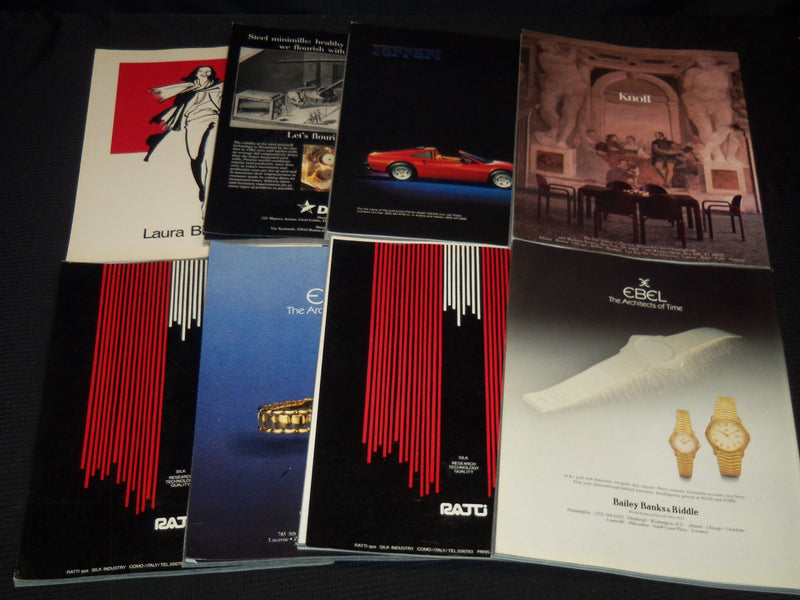 1981-1984 FMR FRANCO MARIA RICCI MAGAZINE LOT OF 8 - GREAT PHOTOS - O 1701