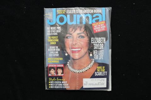 1991 NOVEMBER LADIES' HOME JOURNAL MAGAZINE - ELIZABETH TAYLOR COVER - E 25464