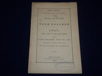 1858 YALE COLLEGE GRADUATE CLASS OF 1837 CATALOGUE - SP 2614