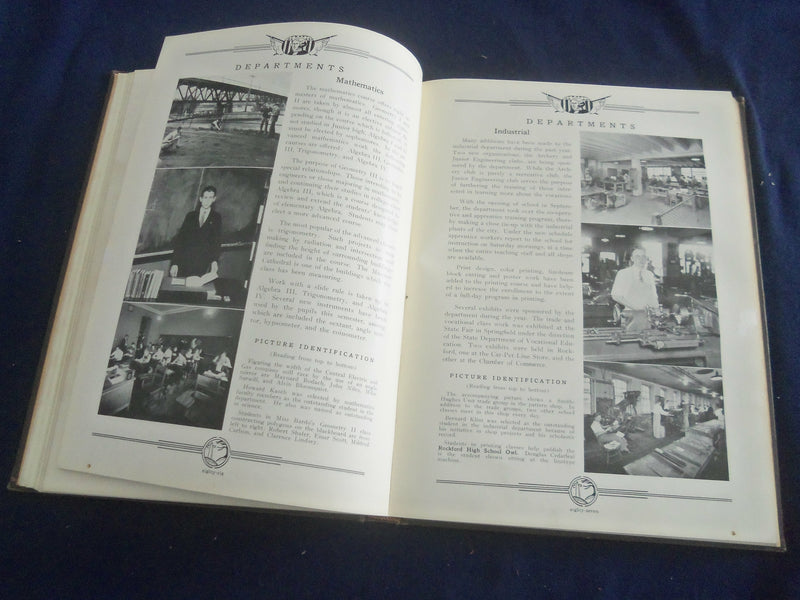 1932 THE ANNUAL ROCKFORD HIGH SCHOOL YEARBOOK - ROCKFORD, ILLINOIS - YB 2607