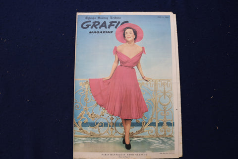 1950 JUNE 4 GRAFIC MAGAZINE - JOAN CRAWFORD ARTICLE AND PHOTO - E 23044