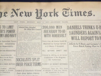 1917 MAY 7 NEW YORK TIMES - 200,000 MEN READY TO GO WITH ROOSEVELT - NT 9136