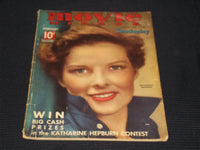 1936 FEBRUARY MOVIE MIRROR MAGAZINE - KATHERINE HEPBURN FRONT COVER - E 16172