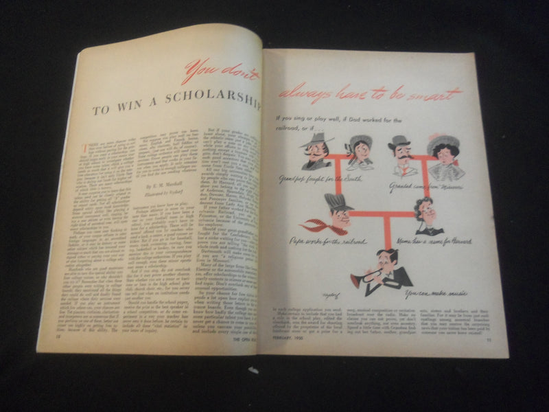 1950 FEBRUARY OPEN ROAD MAGAZINE - GENE AUTRY COVER - B 5530J