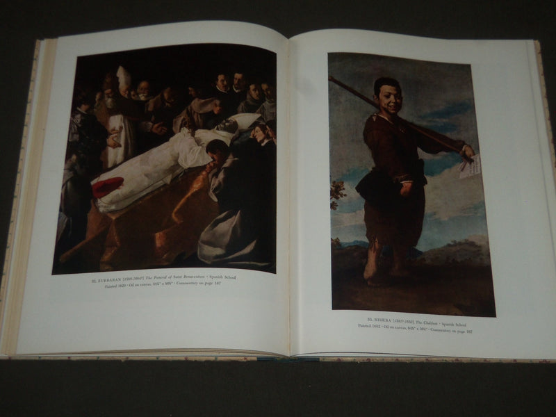 1951 ART TREASURES OF THE LOUVRE BY RENE HUYGHE HARDCOVER BOOK - KD 4022