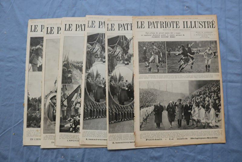 1920-1928 LE PATRIOTE ILLUSTRE MAGAZINE - FRENCH - LOT OF 56 - O 3849
