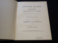 1950-1951 JOSEPH HAYDN COMPLETE WORKS BOUND VOLUME LOT OF 4 - KD 4838