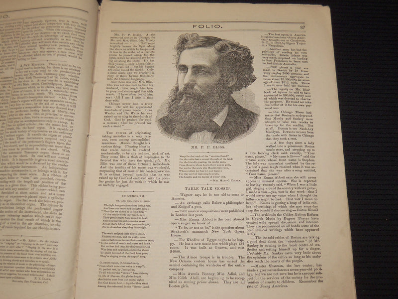 1877 THE FOLIO MAGAZINE LOT OF 6 ISSUES - BOSTON - O 2922G