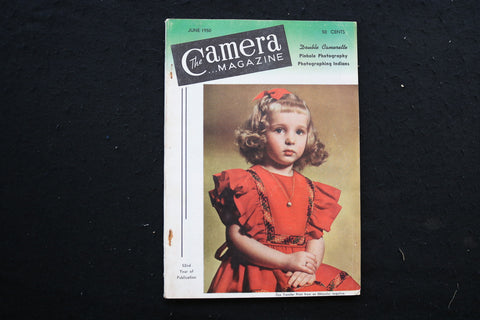 1950 JUNE THE CAMERA MAGAZINE - DYE TRANSFER COVER - K 351