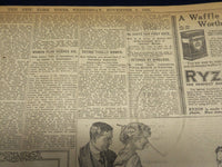 1916 NOVEMBER 8 NEW YORK TIMES - ELECTION CLOSE WILSON 264 HUGHES 251 - NT 7687