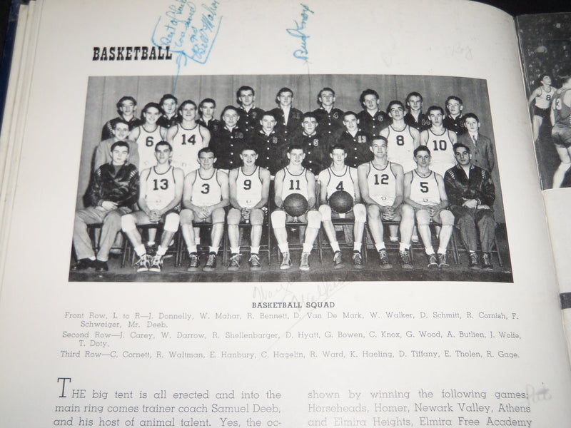 1949 TOM TOM OWEGO FREE ACADEMY YEARBOOK - OWEGO NEW YORK - YB 1459