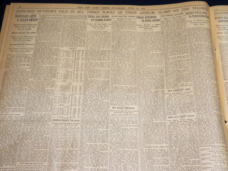1916 JUNE 24 NEW YORK TIMES - MASSACRE OF TWO TROOPS IN CARRIZAL AMBUSH- NT 8623