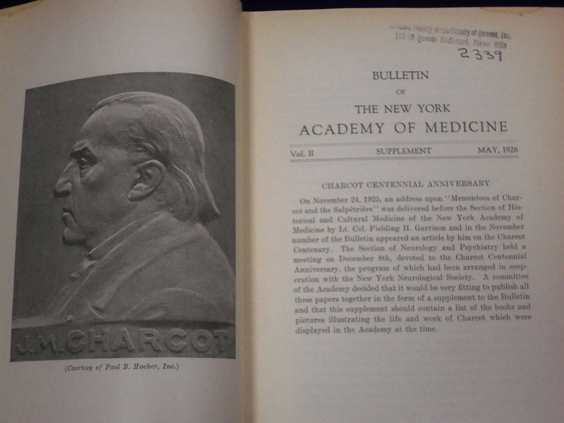 1925-1926 BULLETIN OF THE NEW YORK ACADEMY OF MEDICINE LOT OF 24 ISSUES - O 2115