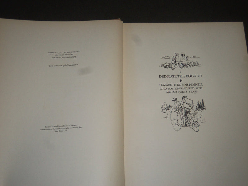 1925 THE ADVENTURES OF AN ILLUSTRATOR BOOK BY JOSEPH PENNELL - KD 3952
