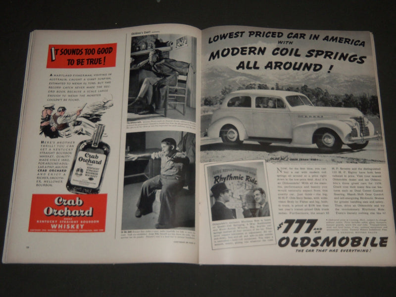 1939 JUNE 19 LIFE MAGAZINE - USC SPRINTER PAYTON JORDAN COVER - L 135